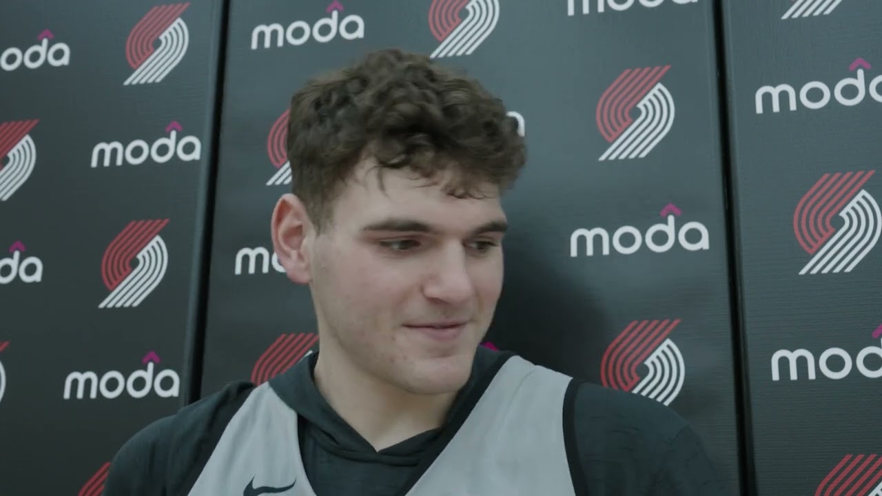 Donovan Clingan Media Availability | November 11, 2024 | Portland Trail Blazers