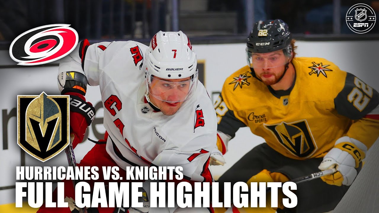 Carolina Hurricanes vs. Vegas Golden Knights | Full Game Highlights | ESPN NHL