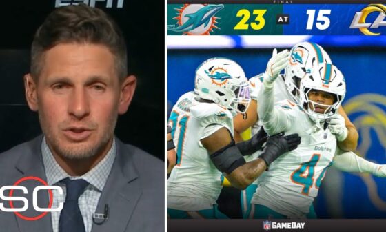 ESPN reacts to Miami Dolphins' 23-15 win over Los Angeles Rams to keep midseason playoff hopes alive