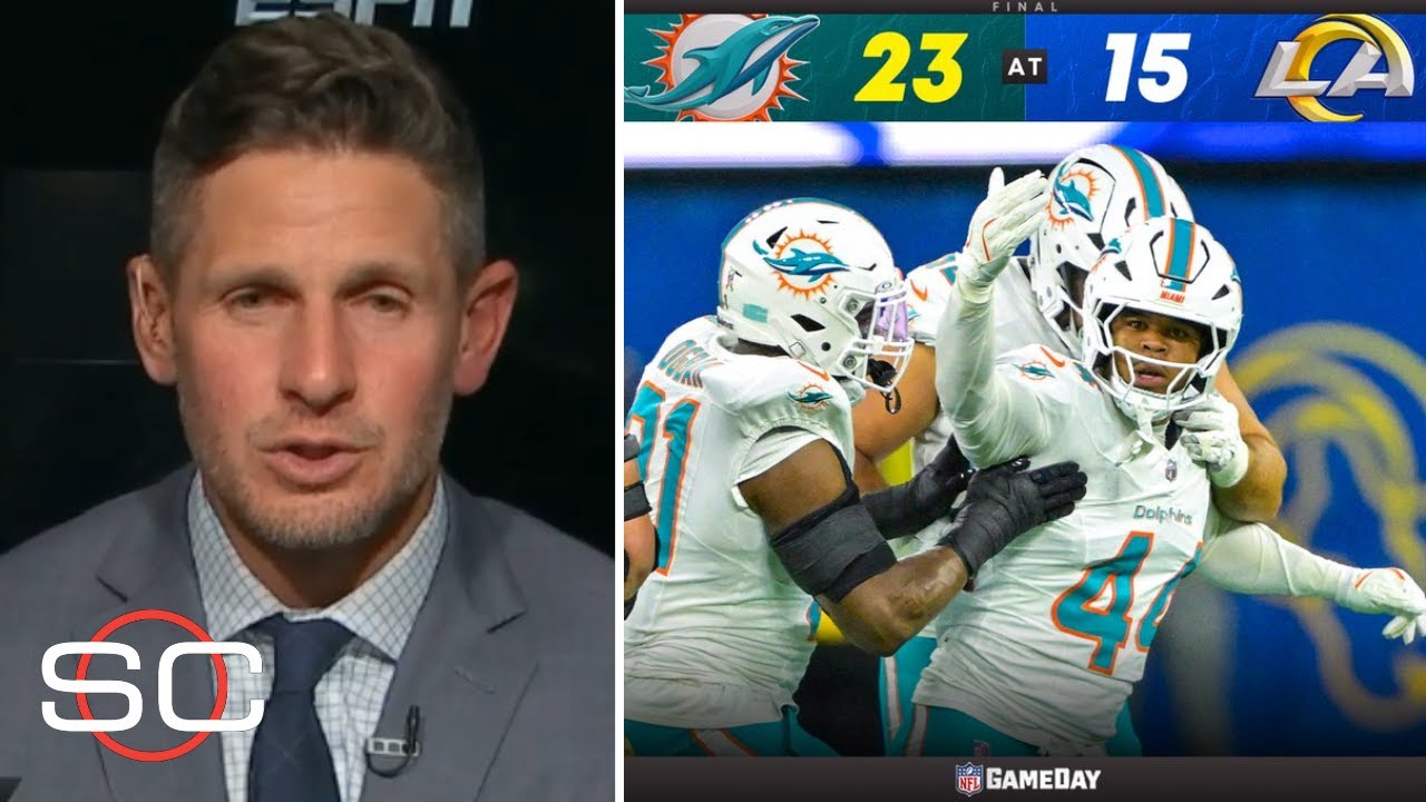 ESPN reacts to Miami Dolphins' 23-15 win over Los Angeles Rams to keep midseason playoff hopes alive