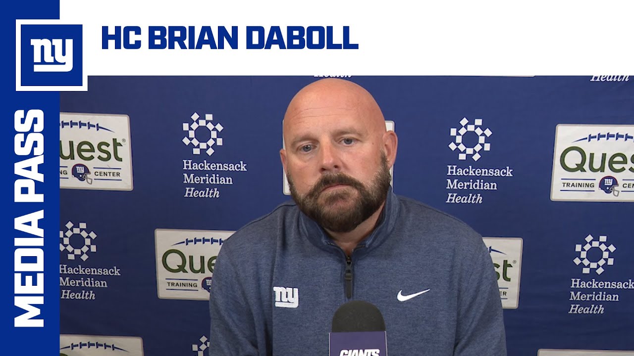 Brian Daboll Reviews Giants vs. Panthers | New York Giants