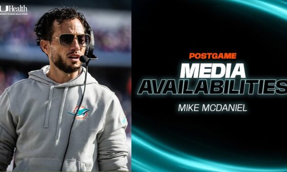 Coach Mike McDaniel meets with the media after #MIAvsLAR | Miami Dolphins