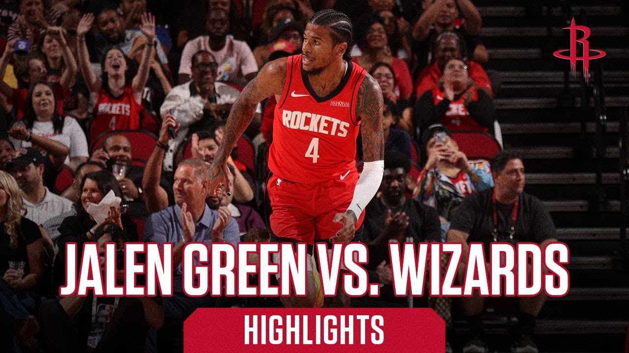 Jalen Green (18 points) Highlights vs. Washington Wizards l Houston Rockets