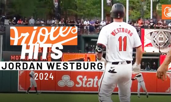 Every Jordan Westburg Hit from 2024 | Baltimore Orioles