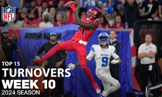 TOP 15 TURNOVERS From Week 10! | NFL 2024 Season