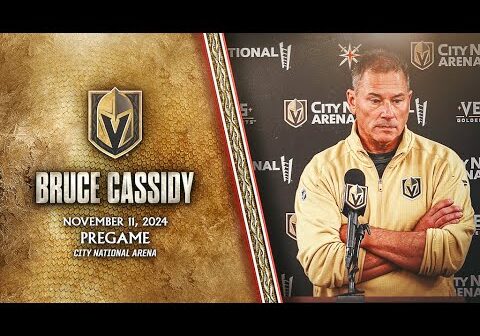 Bruce Cassidy Pregame 11/11: Honoring Veteran's Day & The Approach Against Carolina