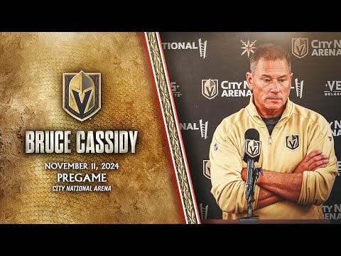 Bruce Cassidy Pregame 11/11: Honoring Veteran's Day & The Approach Against Carolina