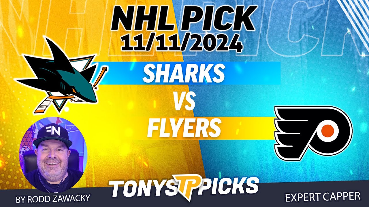 San Jose Sharks vs Philadelphia Flyers 11/11/24 NHL Pick Against the Spread