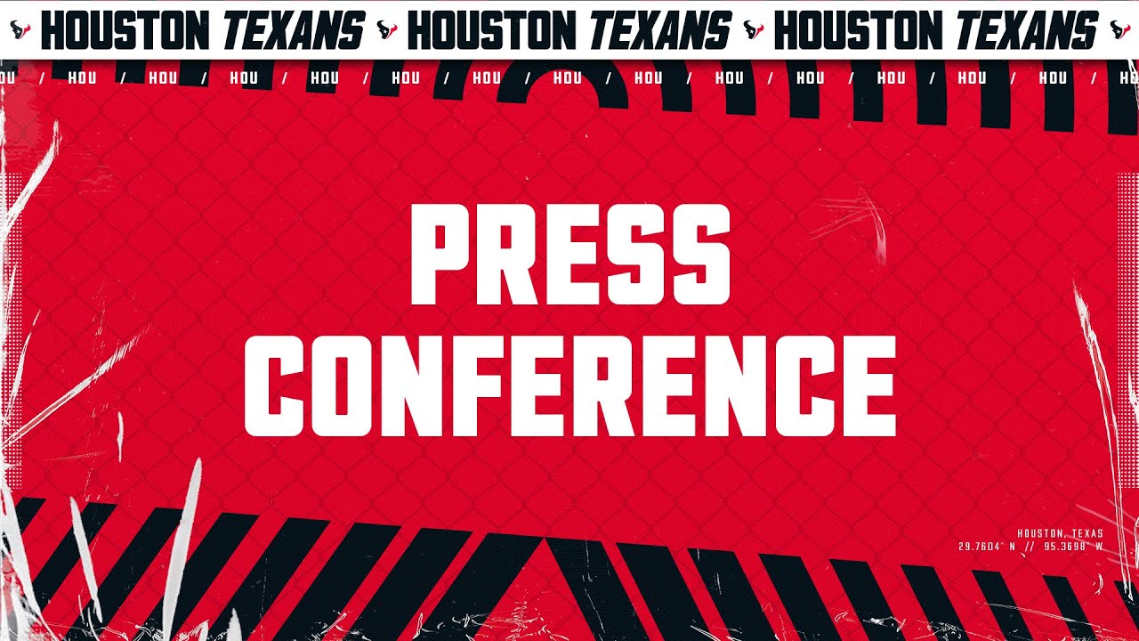 LIVE: Houston Texans players address the media