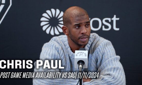 Chris Paul's Postgame vs Sacramento Kings | 11.11.2024