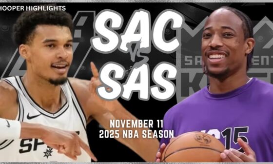 Sacramento Kings vs San Antonio Spurs Full Game Highlights | Nov 11 | 2025 NBA Season