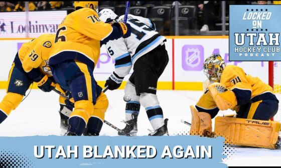 Utah Hockey Club Blanked Again! 4-0 Preds Loss Reax - Where Has The Offense Gone? Plus Jersey Alert!