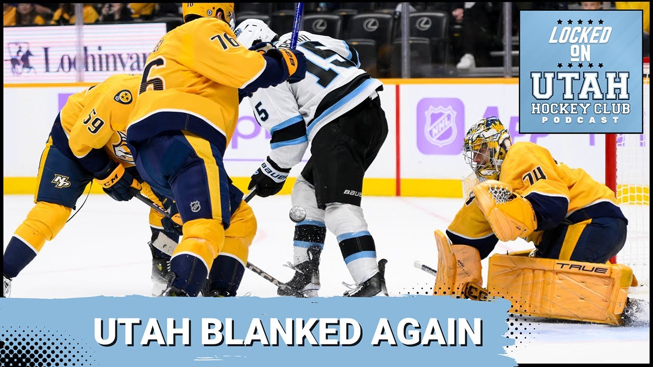 Utah Hockey Club Blanked Again! 4-0 Preds Loss Reax - Where Has The Offense Gone? Plus Jersey Alert!