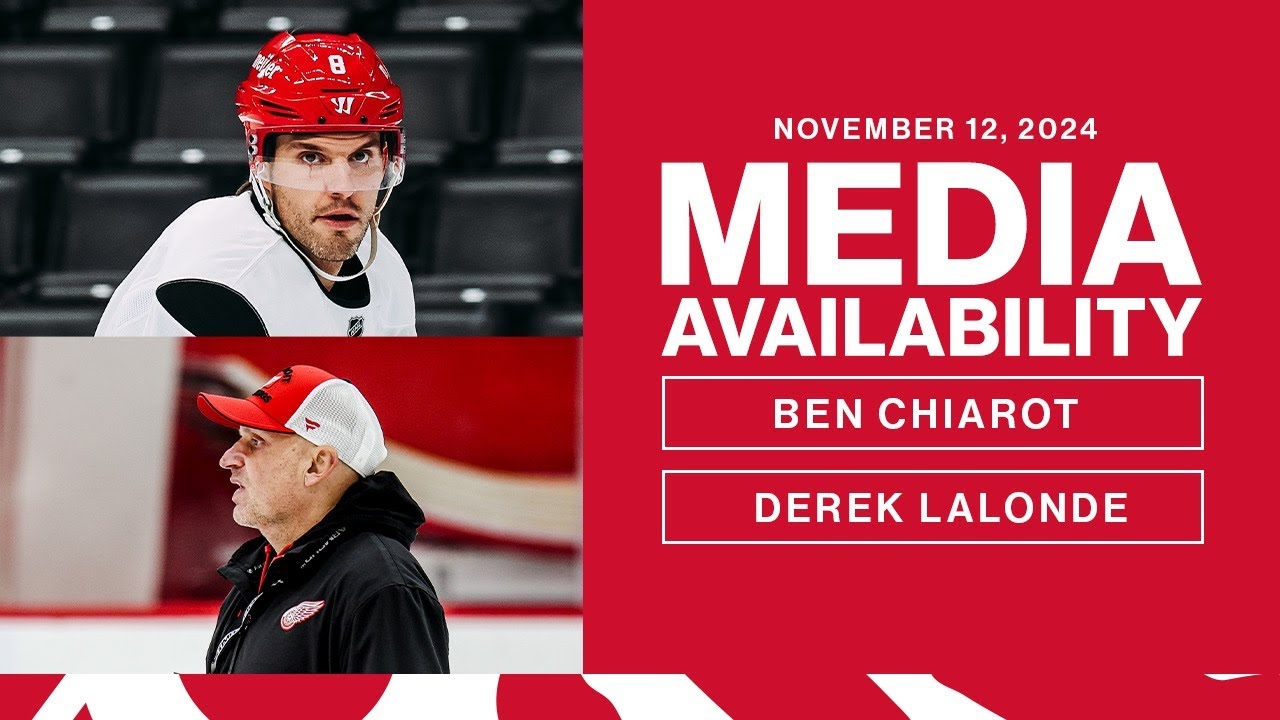 Ben Chiarot & Derek Lalonde Media Availability | Nov. 12, 2024