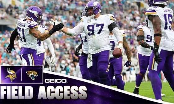 Vikings vs. Jaguars Week 10 Field Access