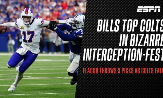 Buffalo Bills vs. Indianapolis Colts | Buffalo outlast Indy in interception-fest to get to 8-2 #NFL