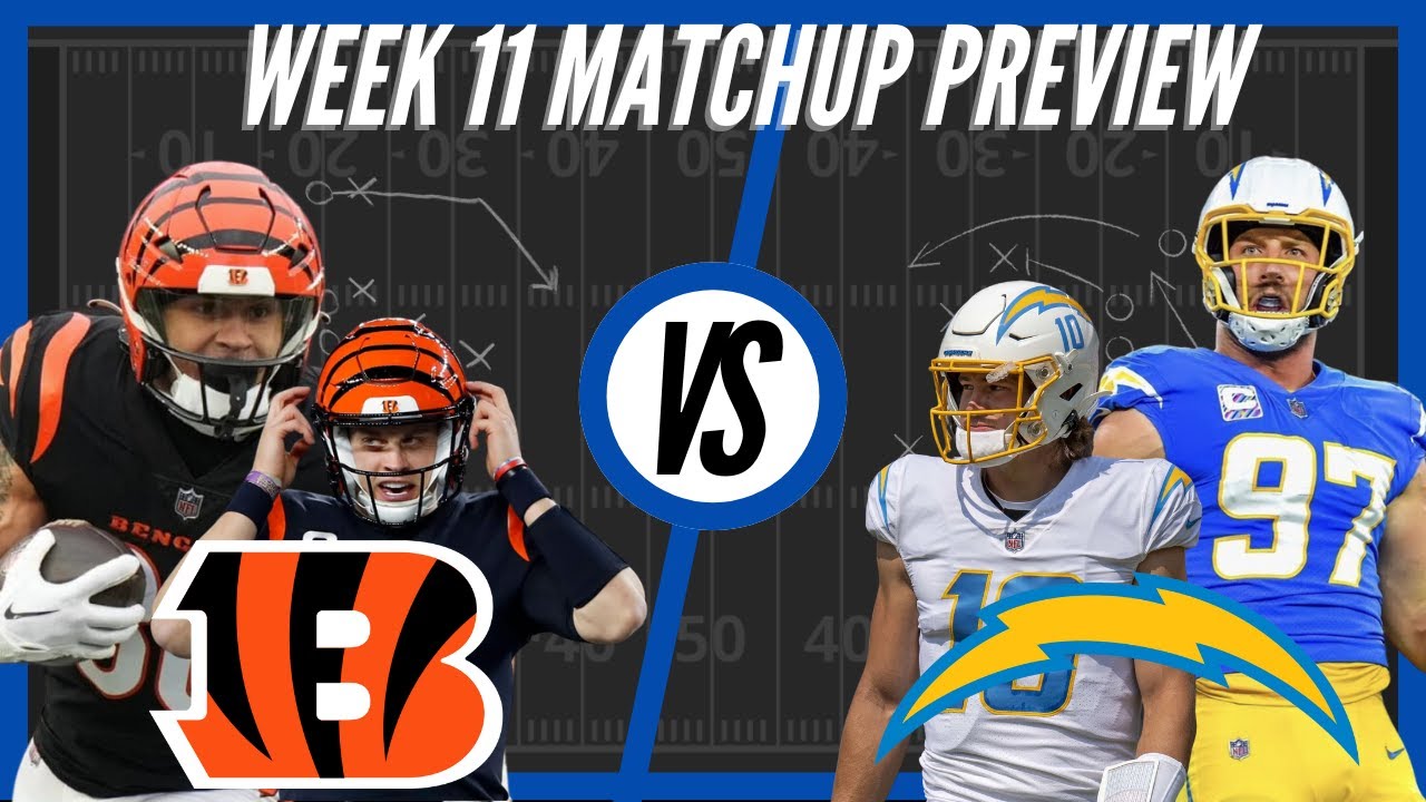 Cincinnati Bengals vs Los Angeles Chargers | Week 11 Preview