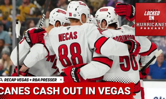 Hurricanes Beat the House in Vegas 5-2 | Carolina Hurricanes Podcast