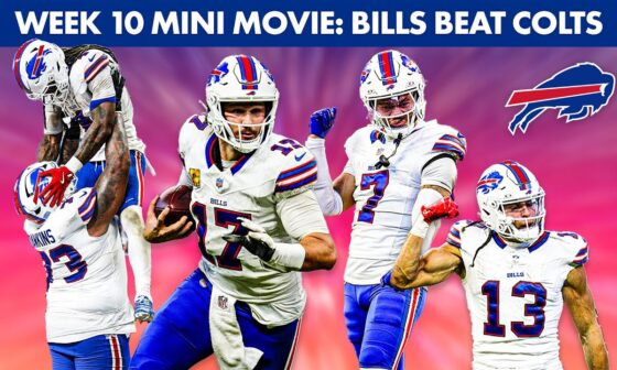 Buffalo Bills Beat Colts For First Win In Indianapolis Since 1998 | Week 10 Mini Movie