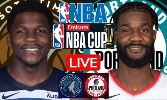 LIVE: MINNESOTA TIMBERWOLVES vs PORTLAND TRAIL BLAZERS | NBA | PLAY BY PLAY | SCOREBOARD