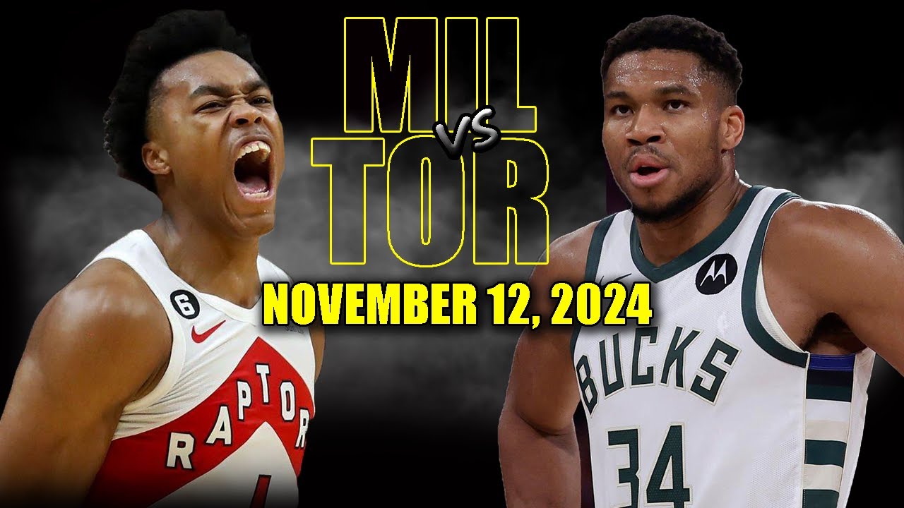 Milwaukee Bucks vs Toronto Raptors Full Game Highlights - November 12, 2024 | 2024-25 NBA Season