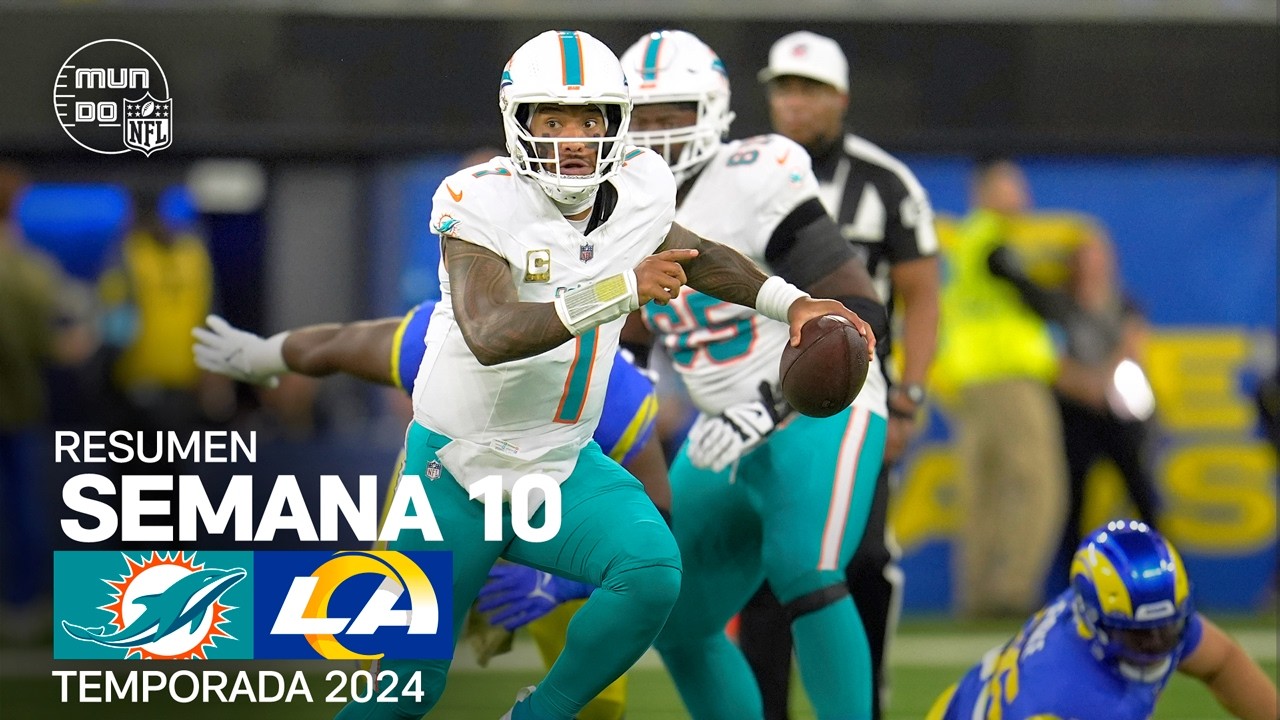 Miami Dolphins vs. Los Angeles Rams | Resumen NFL en español - Semana 10 | NFL Highlights 2024