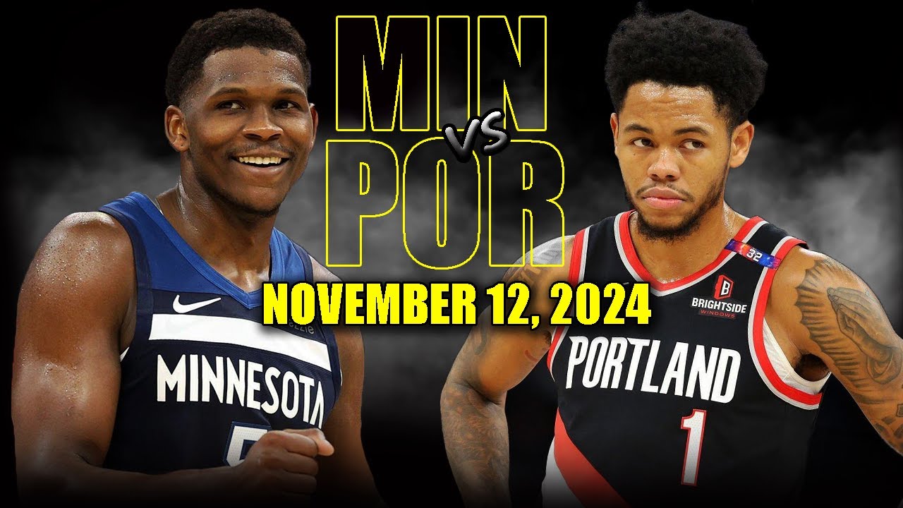 Minnesota Timberwolves vs Portland Trail Blazers Full Game Highlights - November |2024-25 NBA Season