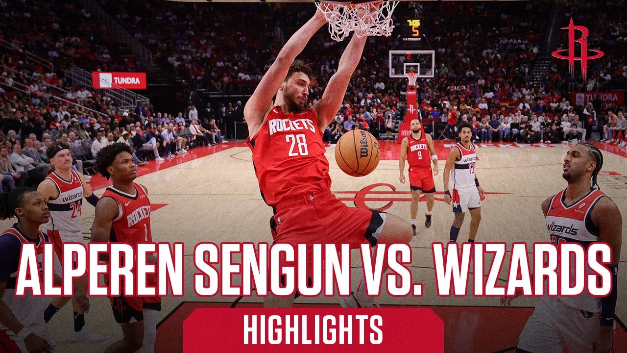 Alperen Sengun (27 points) Highlights vs. Washington Wizards l Houston Rockets