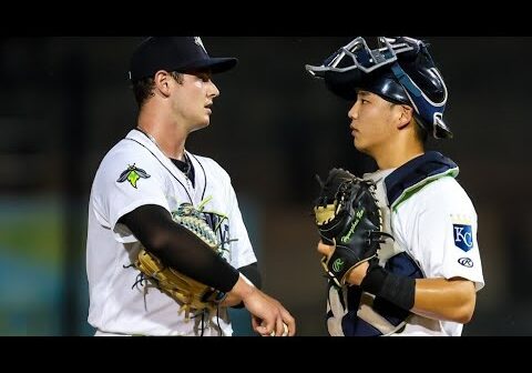 Hyungchan Um (엄형찬) #CarolinaLeague Highlights 2024 - Pitch-framing