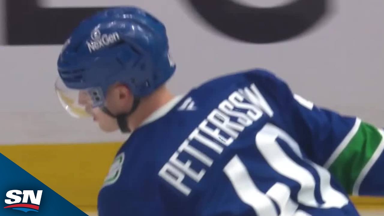 Canucks' Elias Pettersson Finishes Power-Play In Style Vs. Flames