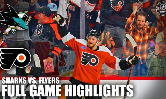 San Jose Sharks vs. Philadelphia Flyers | Full Game Highlights | ESPN NHL