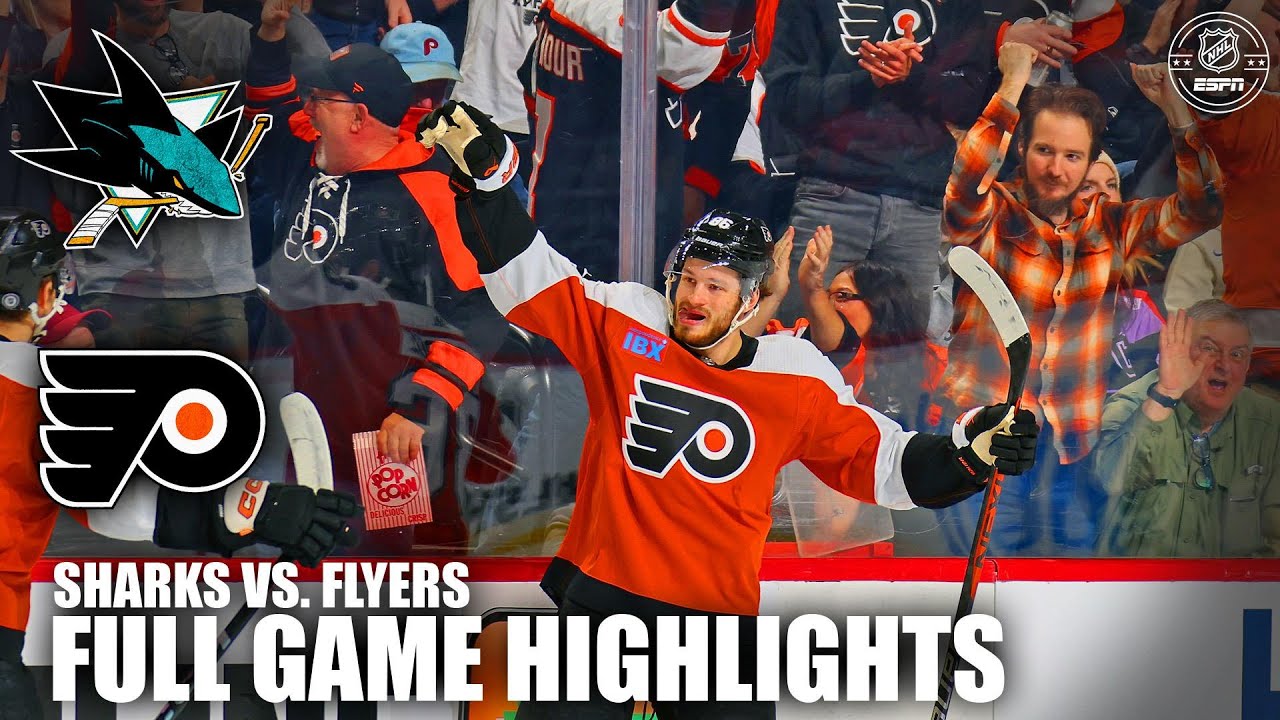 San Jose Sharks vs. Philadelphia Flyers | Full Game Highlights | ESPN NHL