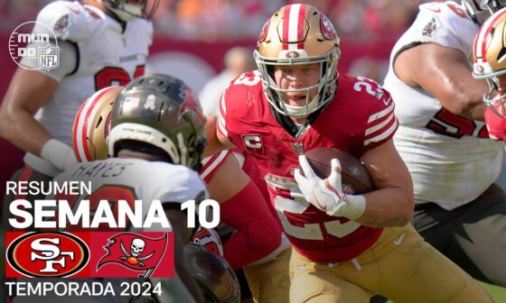 San Francisco 49ers vs. Tampa Bay Buccaneers | Resumen en español - Semana 10 | NFL Highlights 2024