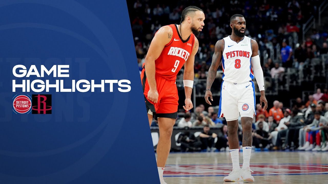 Full Game Highlights | Pistons vs Houston Rockets