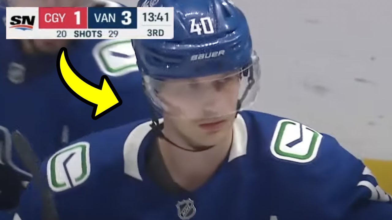 The Canucks FINALLY have their STAR player back!