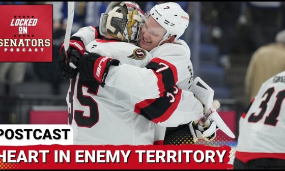 POSTCAST: LINUS ULLMARK PERFECT, OTTAWA SENATORS DISMANTLE TORONTO MAPLE LEAFS