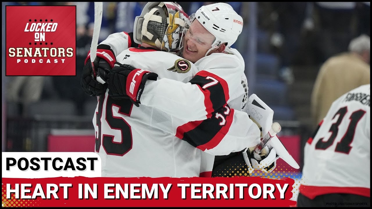 POSTCAST: LINUS ULLMARK PERFECT, OTTAWA SENATORS DISMANTLE TORONTO MAPLE LEAFS