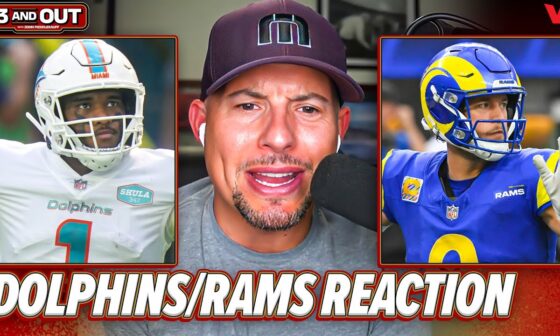 Tua Tagovailoa, Miami Dolphins UPSET Matthew Stafford’s Los Angeles Rams on MNF | 3 & Out