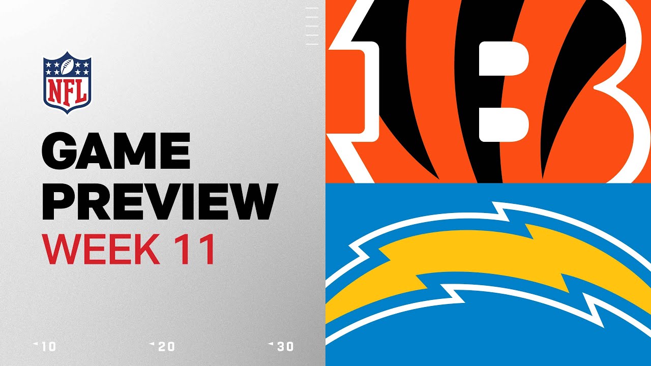 Cincinnati Bengals vs. Los Angeles Chargers | 2024 Week 11 Game Preview