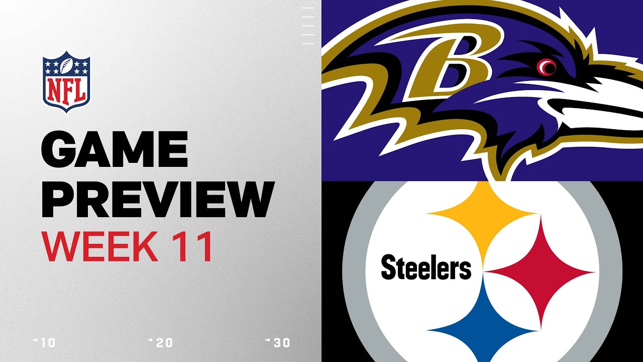 Baltimore Ravens vs. Pittsburgh Steelers | 2024 Week 11 Game Preview