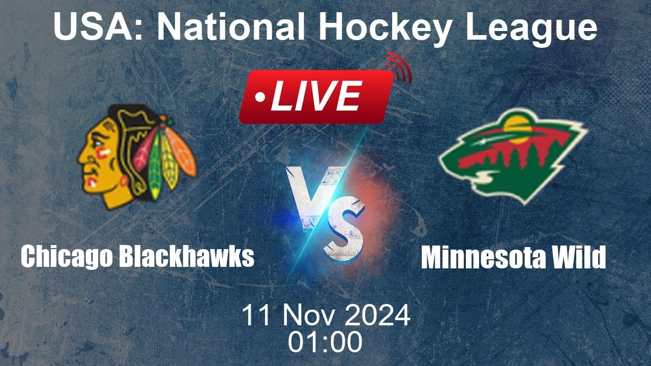 🔴 LIVE: Chicago Blackhawks vs Minnesota Wild - Ice Hockey Live Score - USA National Hockey League