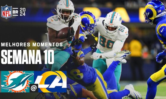 Miami DOLPHINS x Los Angeles RAMS - Melhores Momentos | NFL 2024