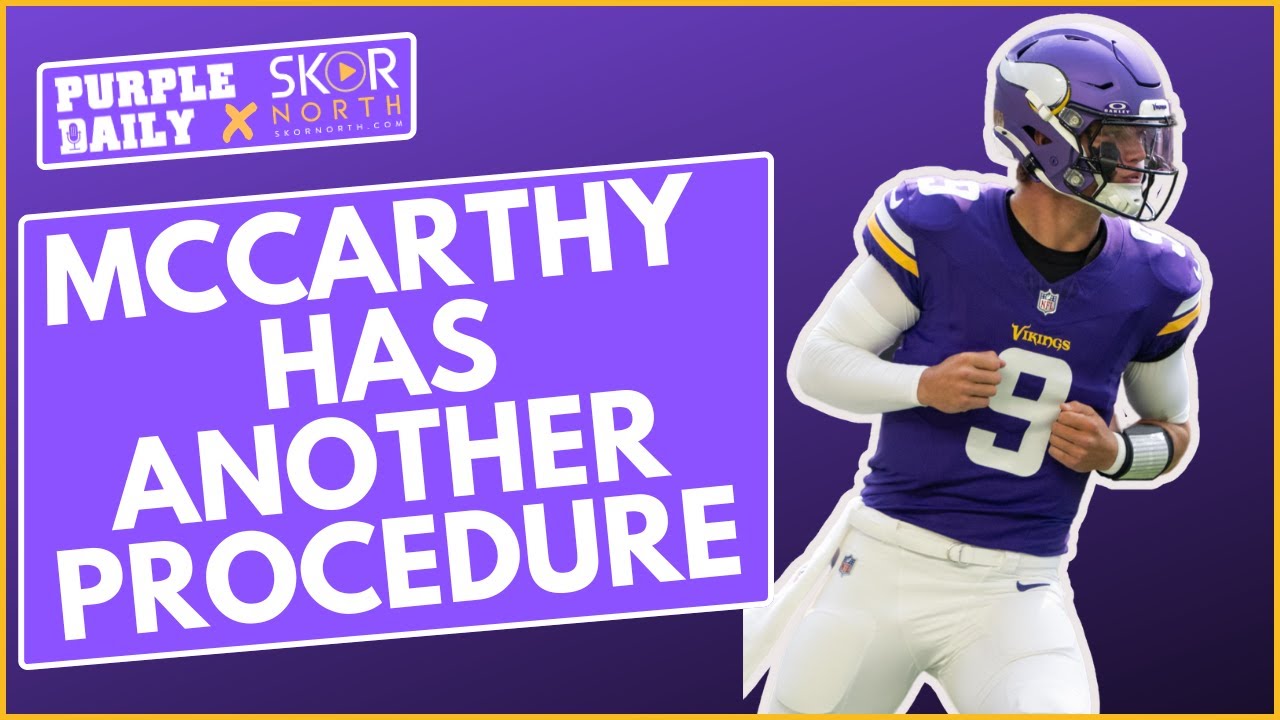 BREAKING: Minnesota Vikings rookie QB JJ McCarthy had a second procedure on his right knee