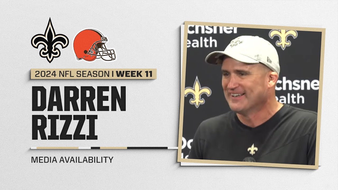 Darren Rizzi on Erik McCoy, Jameis Winston  | New Orleans Saints