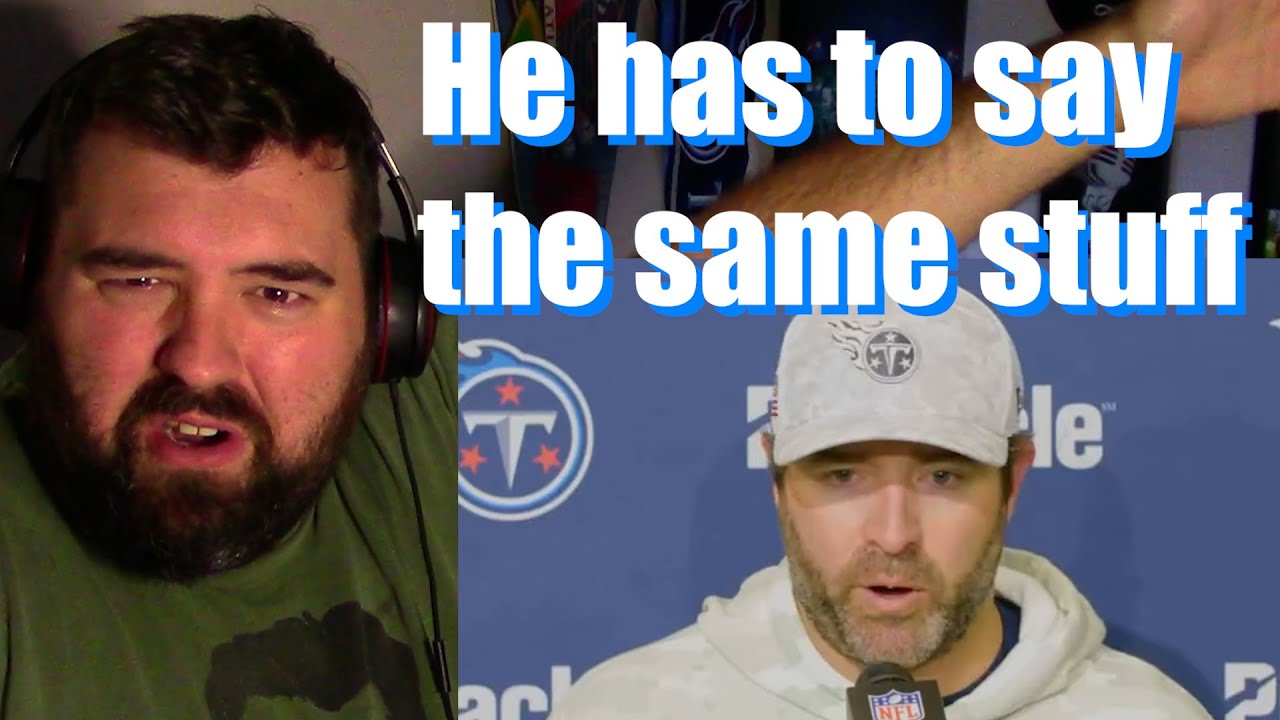 Tennessee Titans fan mad reaction to Brian Callahan's postgame press conference after Chargers loss