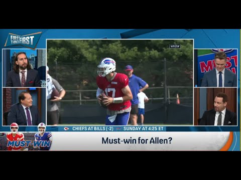 FIRST THINGS FIRST | Nick Wright STUNNED, Josh Allen And Buffalo Bills MUST BEAT Kansas City | NFL