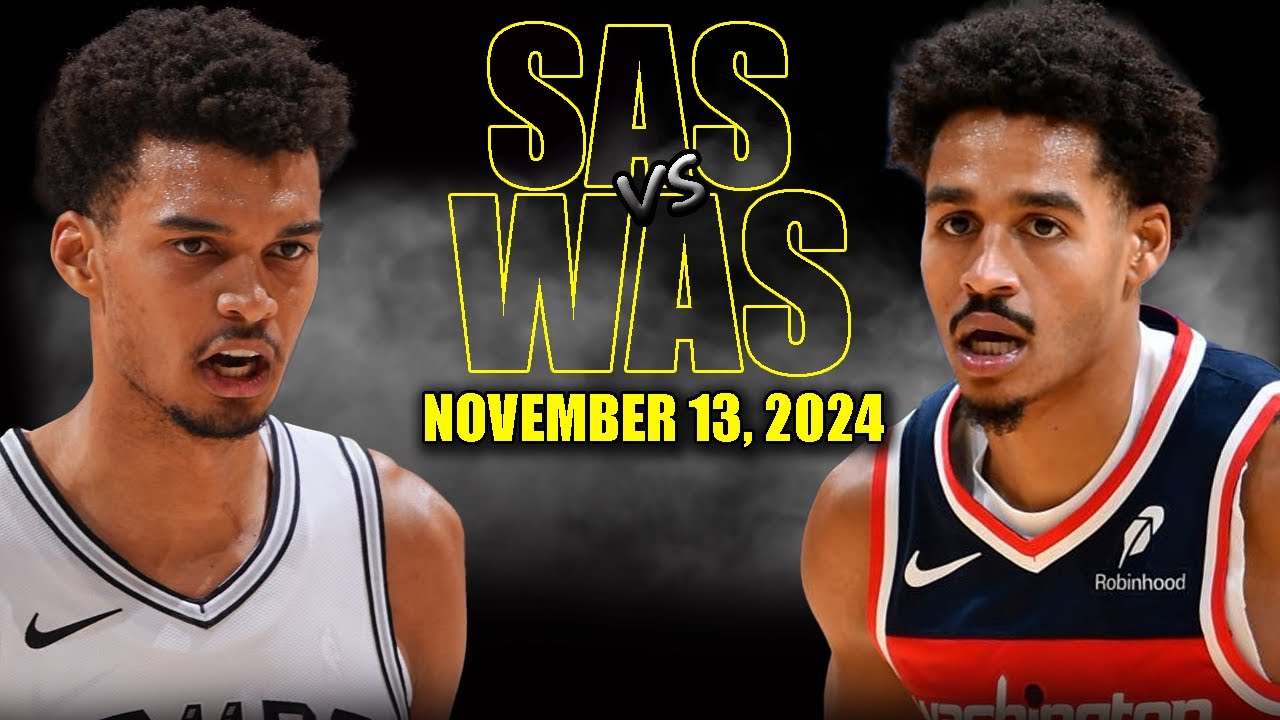 San Antonio Spurs vs Washington Wizards Full Game Highlights - November 13, 2024 | NBA Season