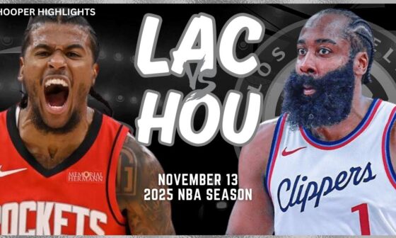 LA Clippers vs Houston Rockets Full Game Highlights | Nov 13 | 2025 NBA Season