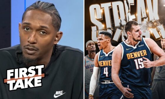 FIRST TAKE| Lou Williams reacts to Nikola Jokic's triple-double as Nuggets end Thunder's perfect run