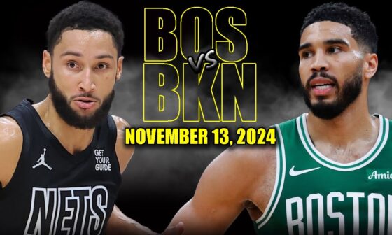 Boston Celtics vs Brooklyn Nets Full Game Highlights - November 13, 2024 | NBA Season